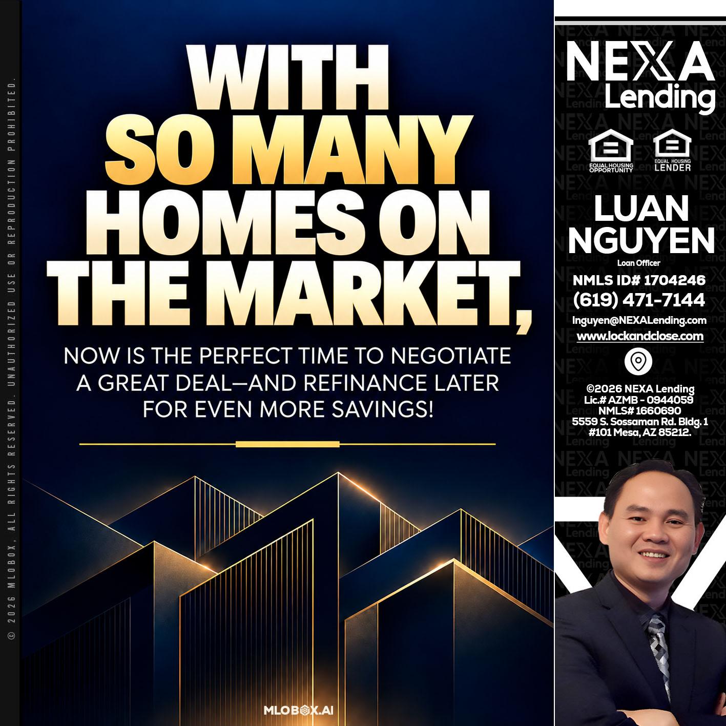 WITH SO MANY - Luan Nguyen -Loan Officer